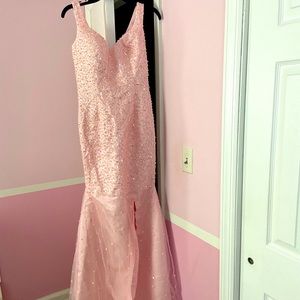 Prom/Special Occasion Dress- blush pink- never worn!